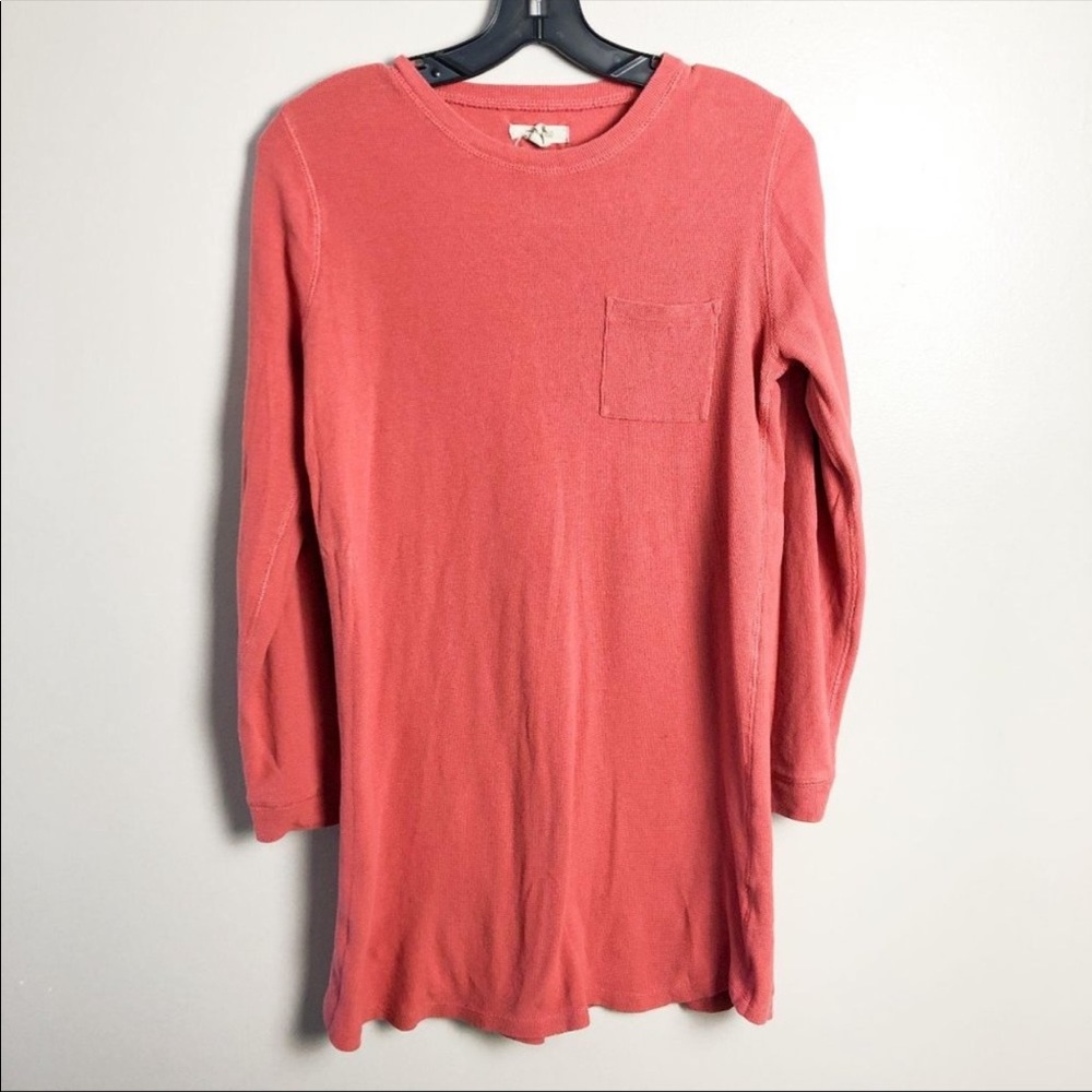 Madewell Waffle Tunic Top